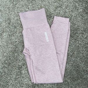 Gymshark Adapt Marl Seamless Leggings - Light Purple